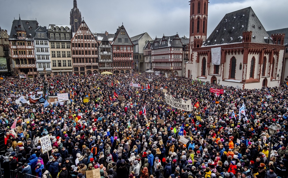 Protesta masive ne Gjermani kunder partise se AfD per debimin e emigranteve